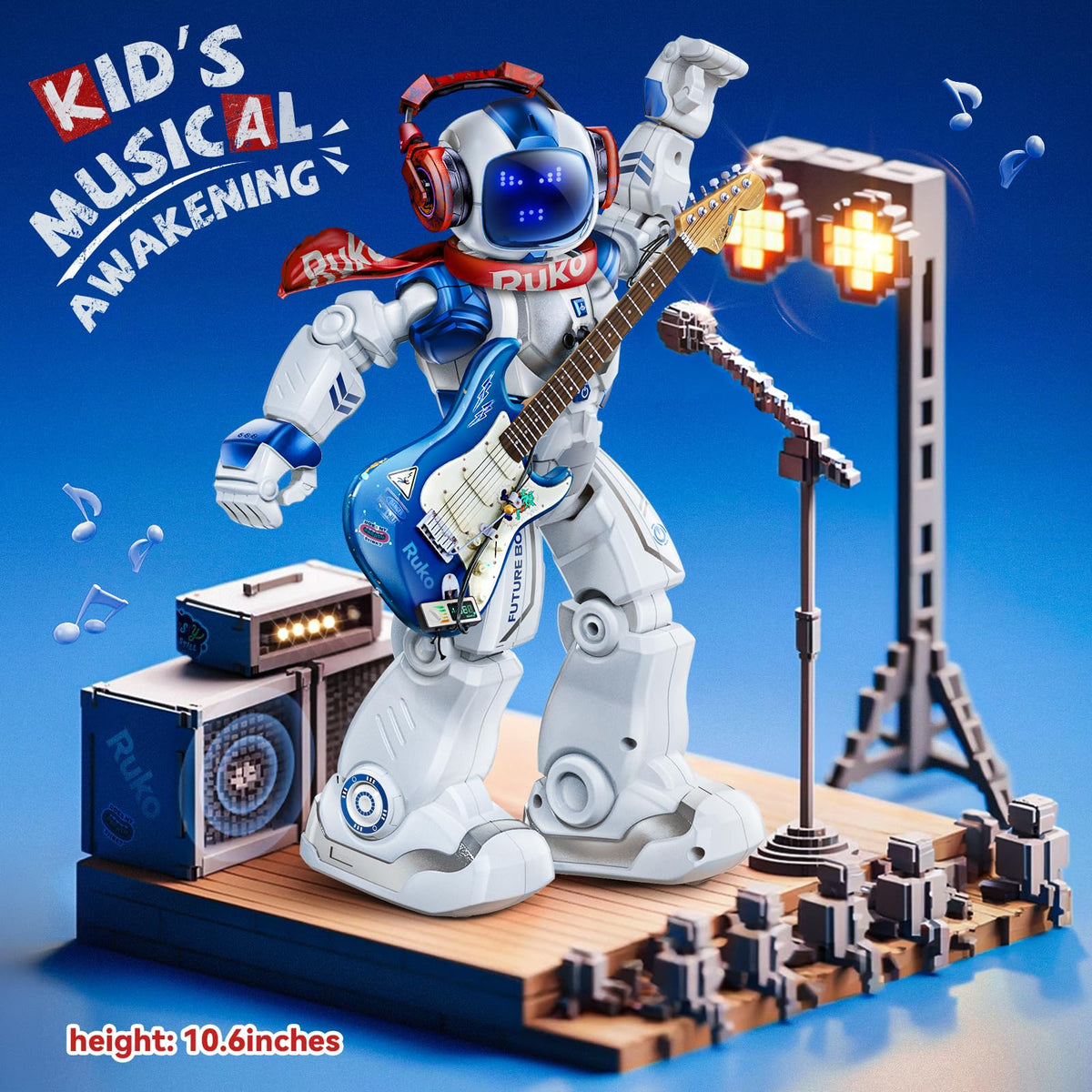 Ruko 6088 remote-control mode enables simple on-the-go playtime for kids.