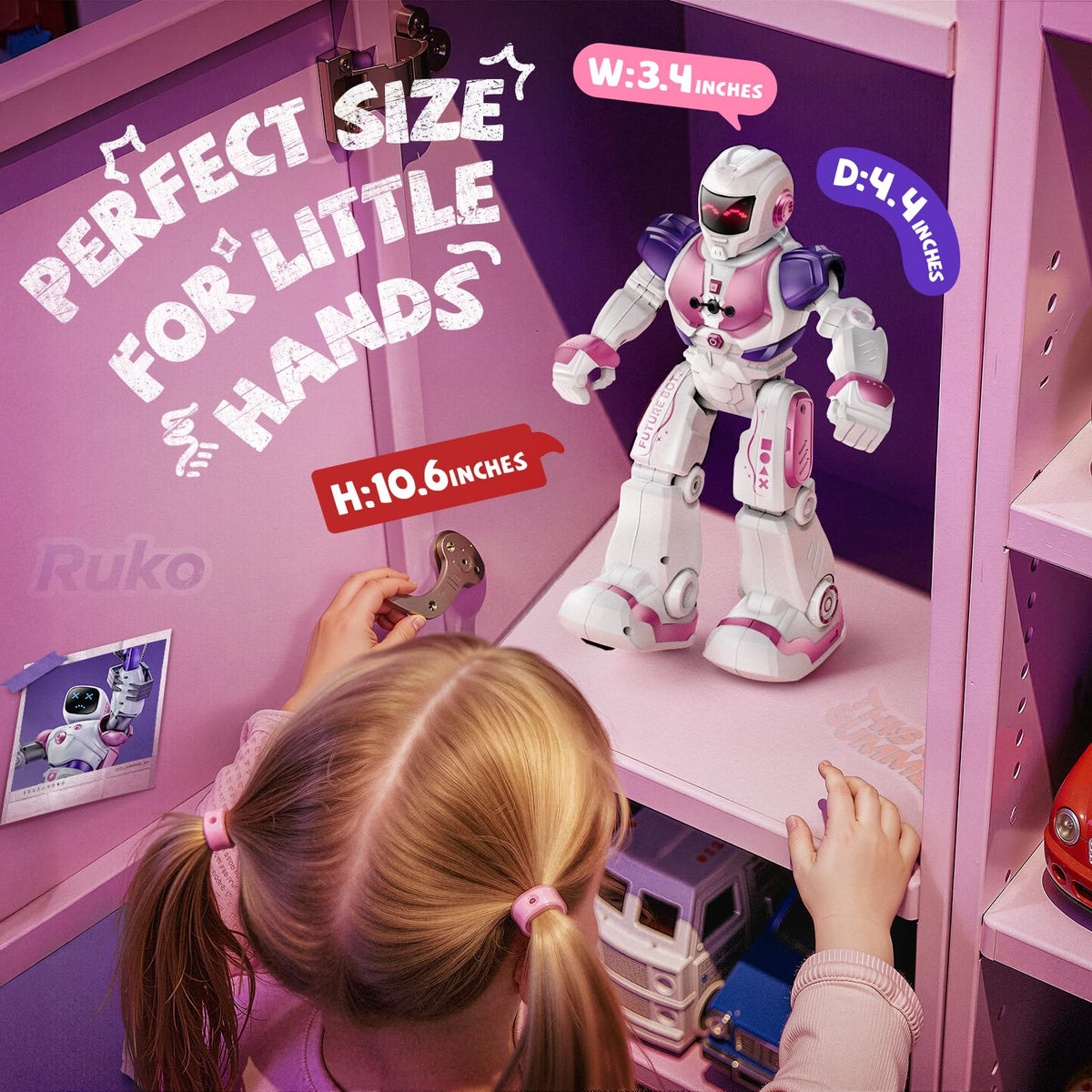 Ruko 6088 safe, durable ABS body with smooth edges for peace of mind.