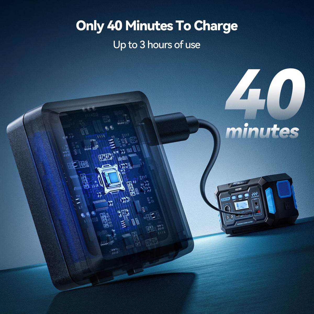 Ruko R111S Type-C charging for fast recharges