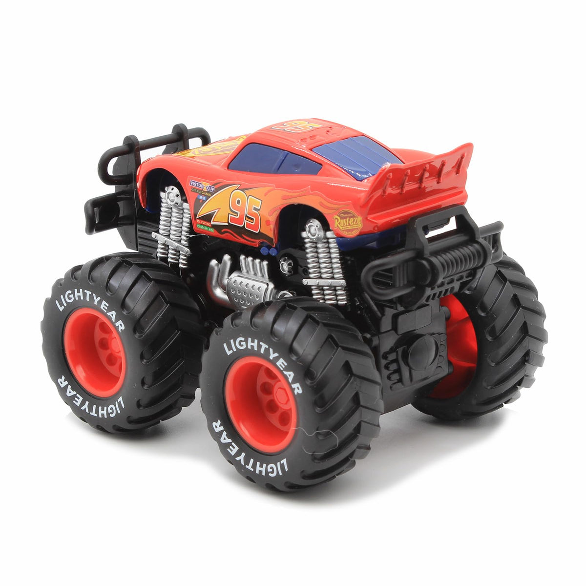 RULBAMN Tow Mater big wheel detailed view supports smooth roll and imaginative play