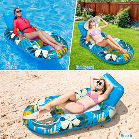 RULBAS adult pool lounger on water for versatile use