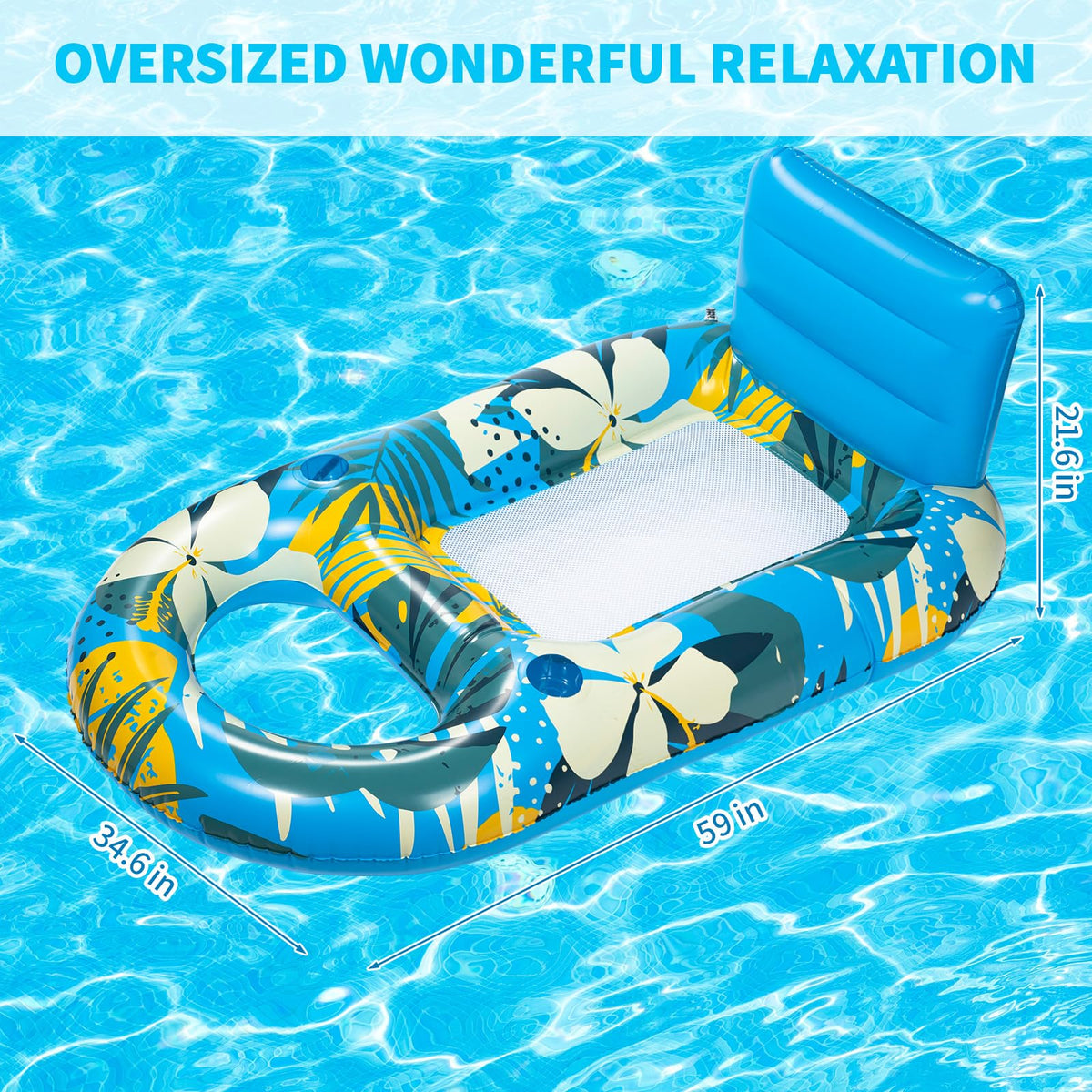 RULBAS float suited for pools, lakes, and beach parties