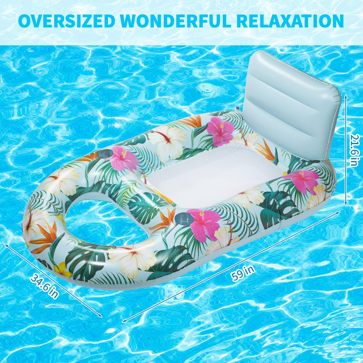 RULBAS ergonomic wraparound design supports full-body relaxation.
