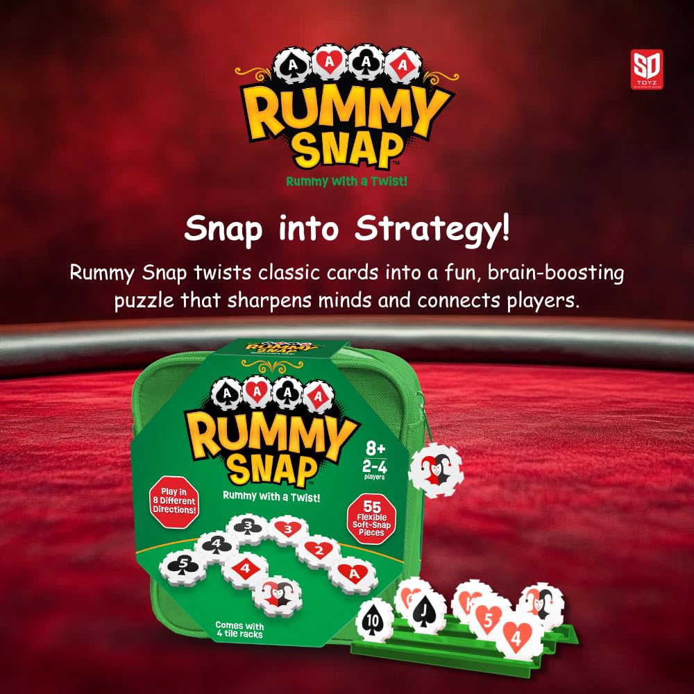 Rummy Snap wild jokers introduce fun power twists mid-game.