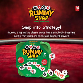 Rummy Snap wild jokers introduce fun power twists mid-game.