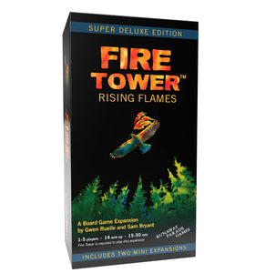 Runaway Parade Fire Tower Deluxe flame centerpiece enhances tabletop drama