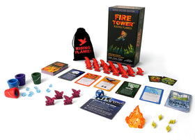 Runaway Parade Fire Tower hawk meeples screen-printed for vivid, durable play