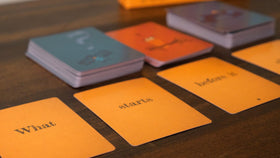 Runaway Parade Games game-night setup, lightweight and quick to learn.