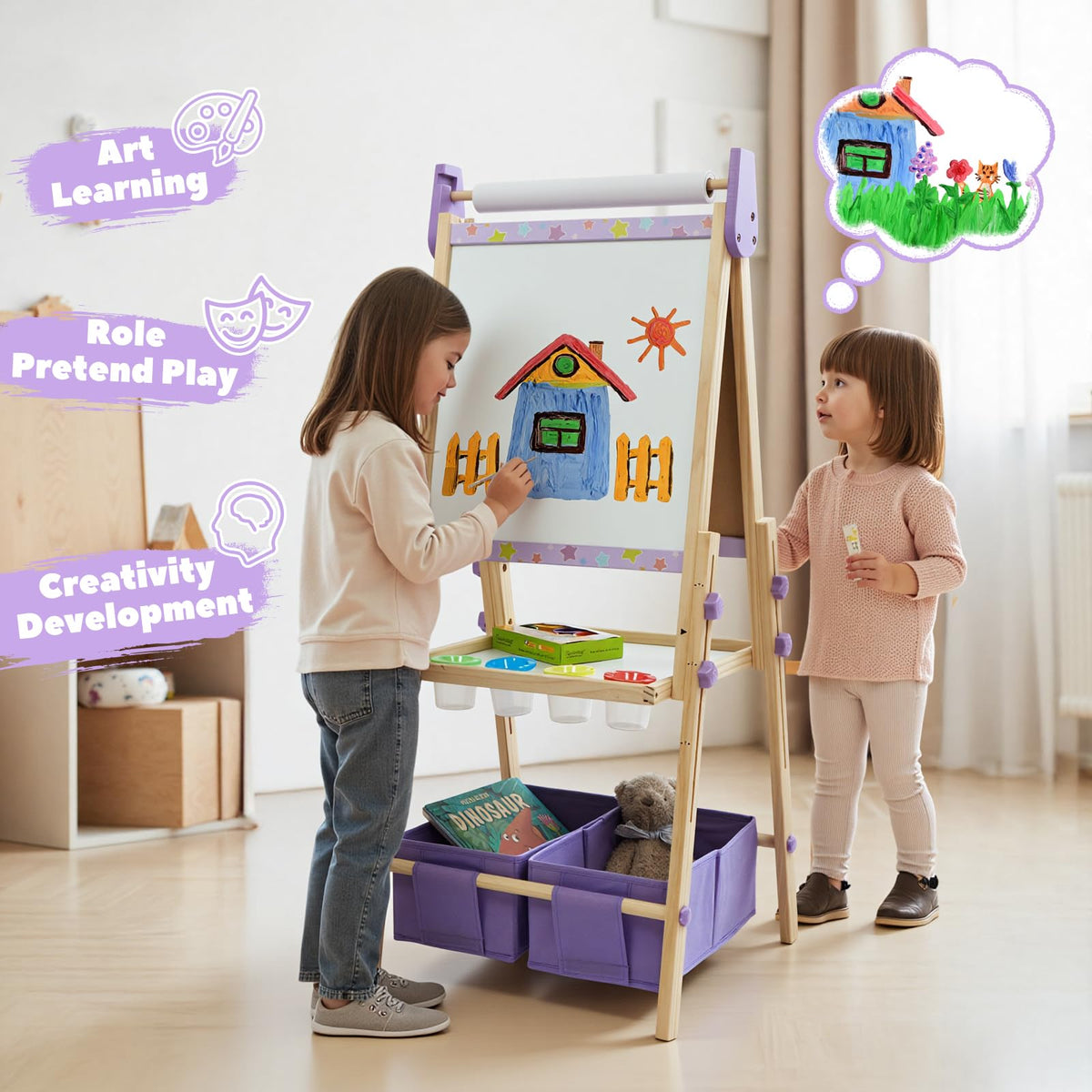 Rundad ready-to-use art set with complete supplies for quick play.
