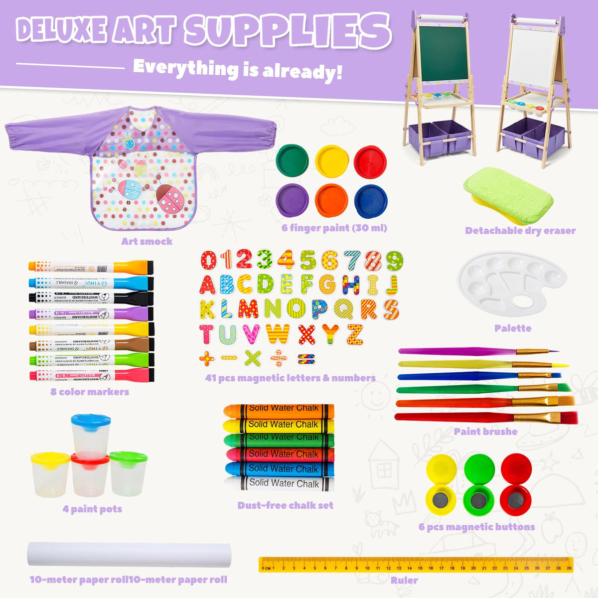 Rundad toddler-friendly easel designed to spark safe creative exploration.