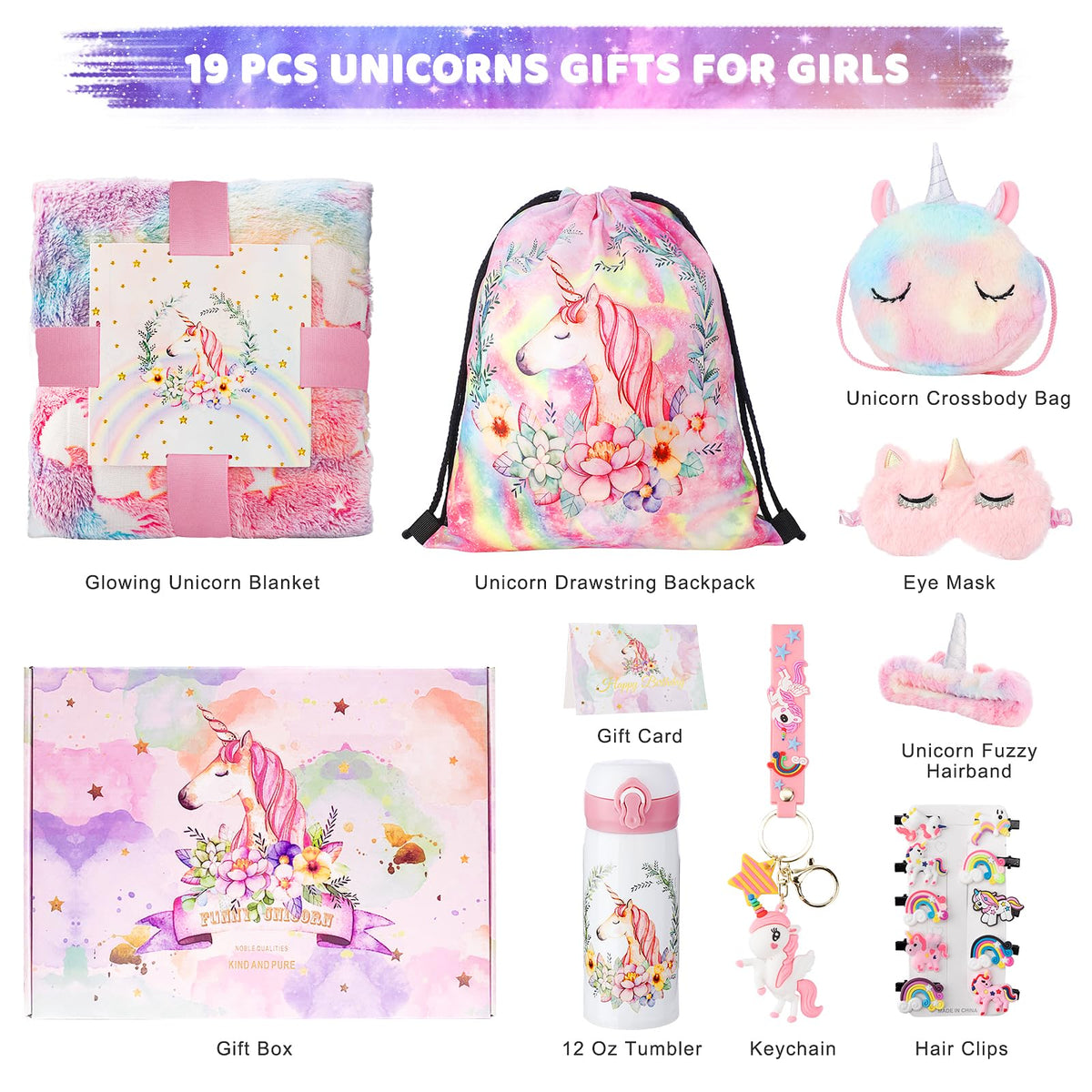 Runeaoys unicorn crossbody bag for quick, hands-free carrying on outings