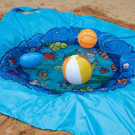 Vibrant cartoon patterns spark seaside imagination for children