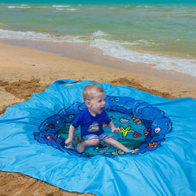 Large 78-inch square mat provides ample space for kids
