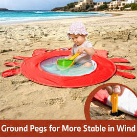 RunNico crab pool cute crab shape enhances outdoor family fun