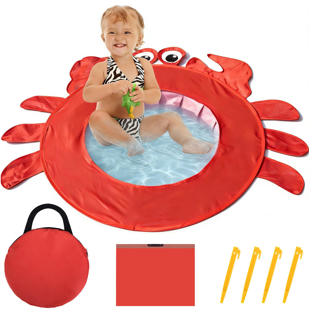 RunNico crab pool pop-up design for quick setup at the beach or park