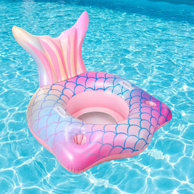 Runpon durable PVC material for buoyant stability and lasting fun.