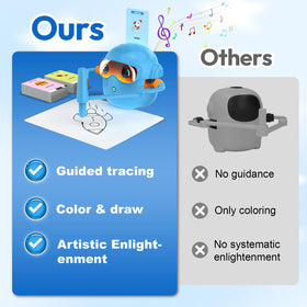 Rupuqira drawing robot simple operation makes art easy for young learners.