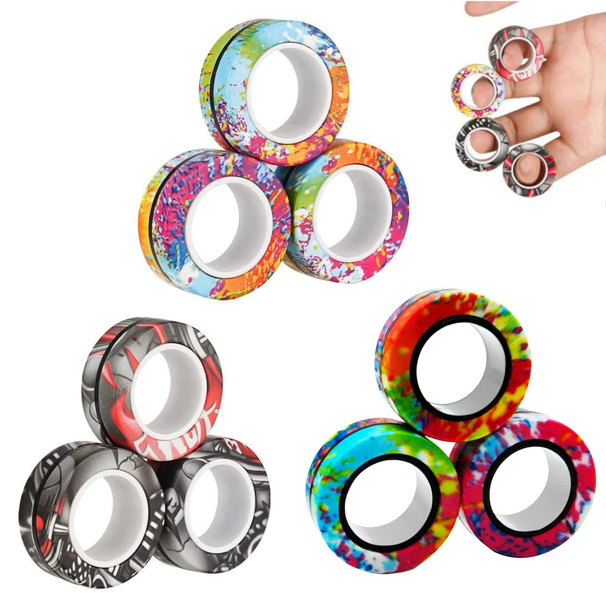 RURING birthday gift idea with magnetic rings for party favors.