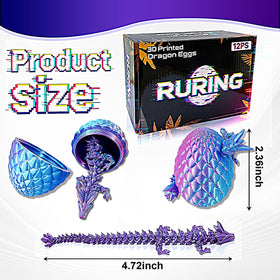 RURING prefilled Easter egg dragon for kids' surprise and joy