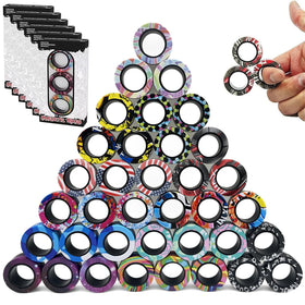 RURING magnetic rings fidget with spin action for focus and calm