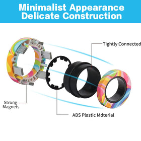 RURING stress-relief fidget rings suitable for adults and children