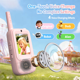 Rush Deer pink front view demonstrates kid-friendly design with vibrant color for outdoor adventures