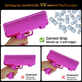 RUVINCE Money Gun suitable for both movies and party scenes.