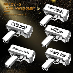 RUVINCE money gun rain effect creates dynamic party moments.
