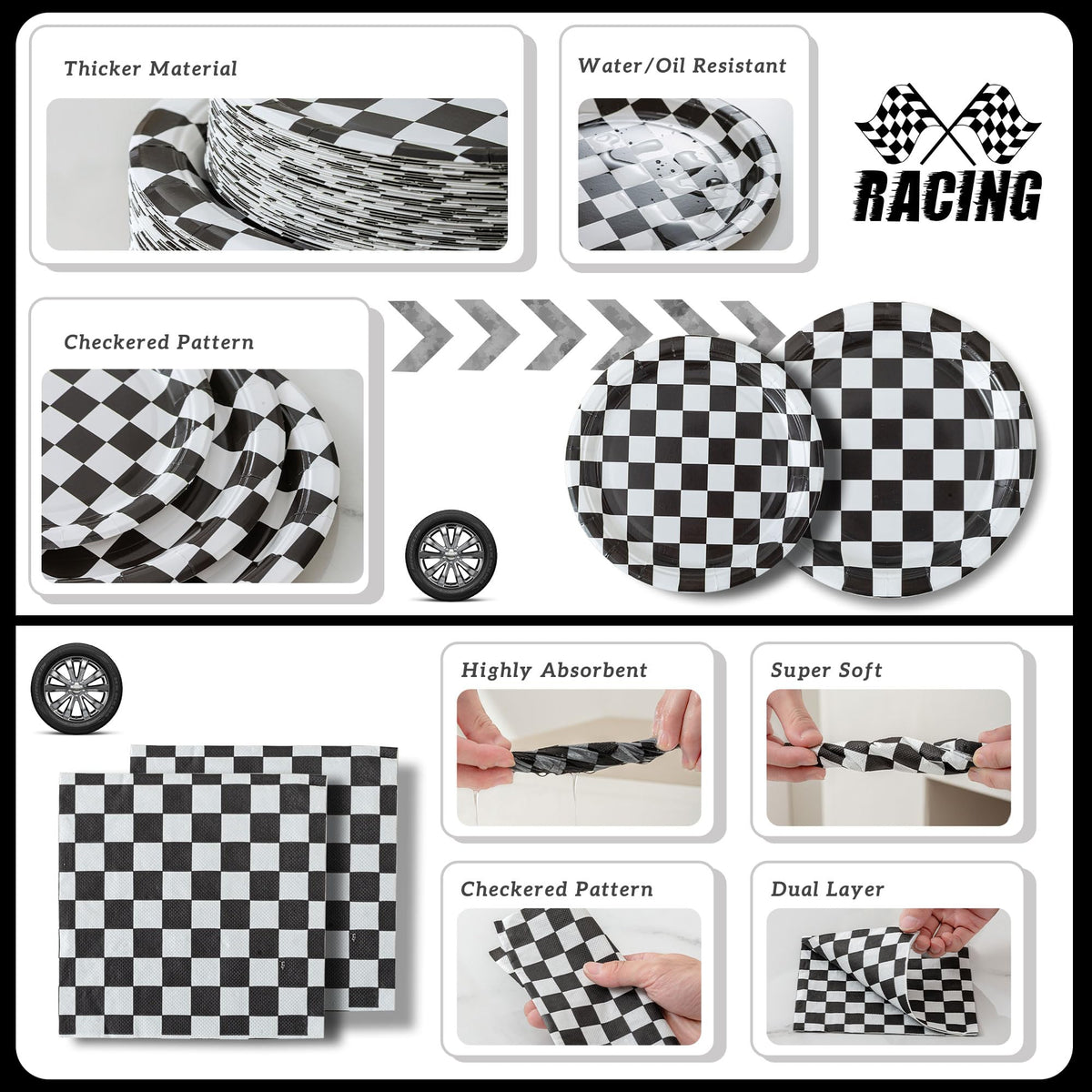 RVXHUA plates close-up displays the bold black-and-white design.