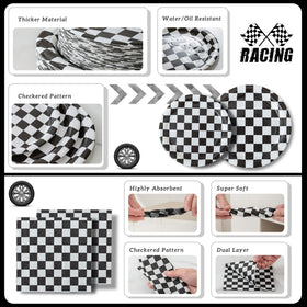 RVXHUA plates close-up displays the bold black-and-white design.