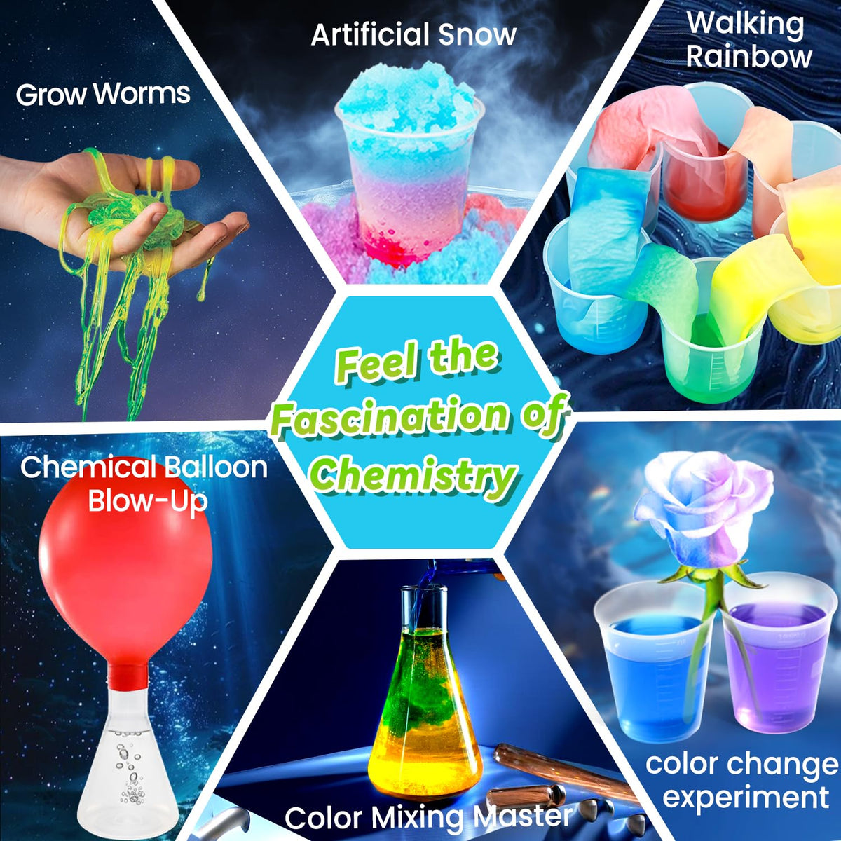 Rxeody color-changing flower reveals pH shifts in a kid-friendly setup.