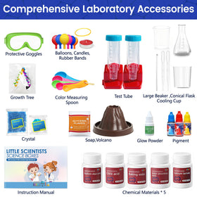 Rxeody crystal growth science teaches hands-on crystal formation and observation skills.