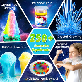 Rxeody crystal tree growth shows crystal formation and hands-on learning.