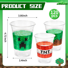 RXLWYUNLAE pixel cups 16oz design-2 add playful energy to events