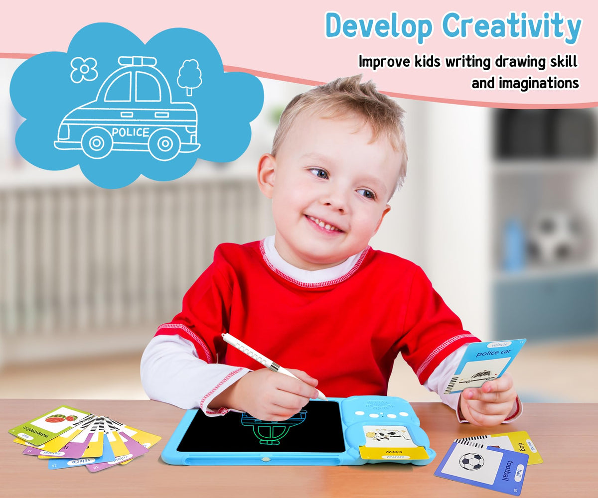 Rylai eraser-lock feature promotes independent, self-guided play.