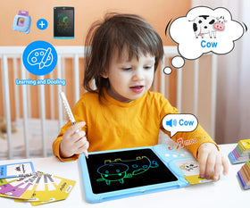 Rylai interactive drawing encourages creativity while learning new words.