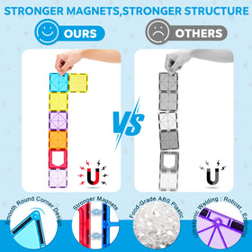 Ryoichi magnets are larger and compatible with other brands for versatile play