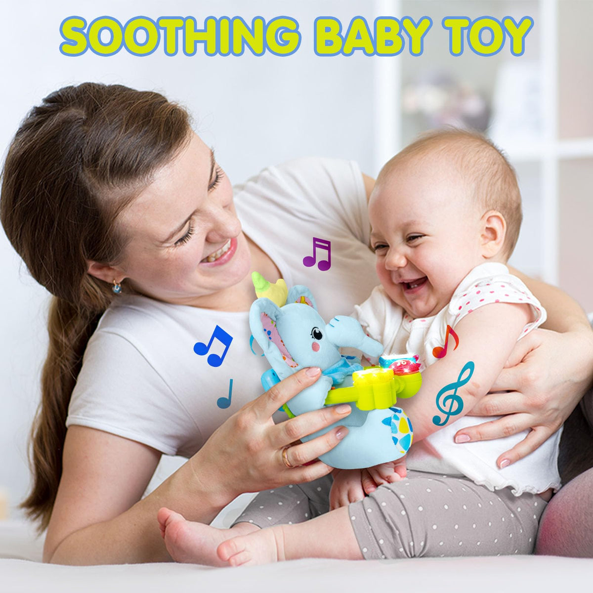 Ryotagift 7-in-1 elephant supports early playtime and motor skills development