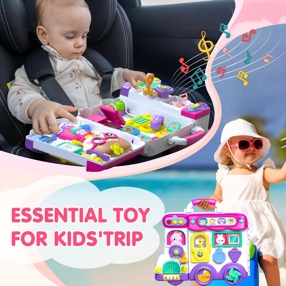 Ryotagift busy board lullabies for travel-friendly entertainment