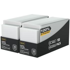 RyshePro 400 top loaders with box packaging safeguard cards during shipping and storage.