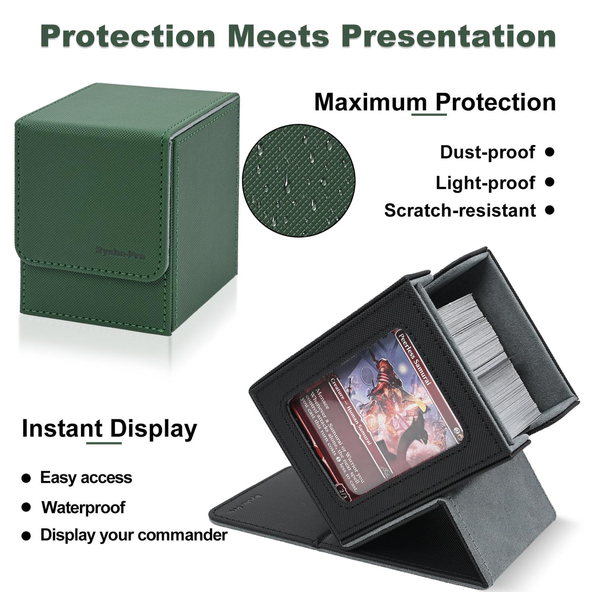 RyshePro 8-dividers system keeps cards neatly separated within the box