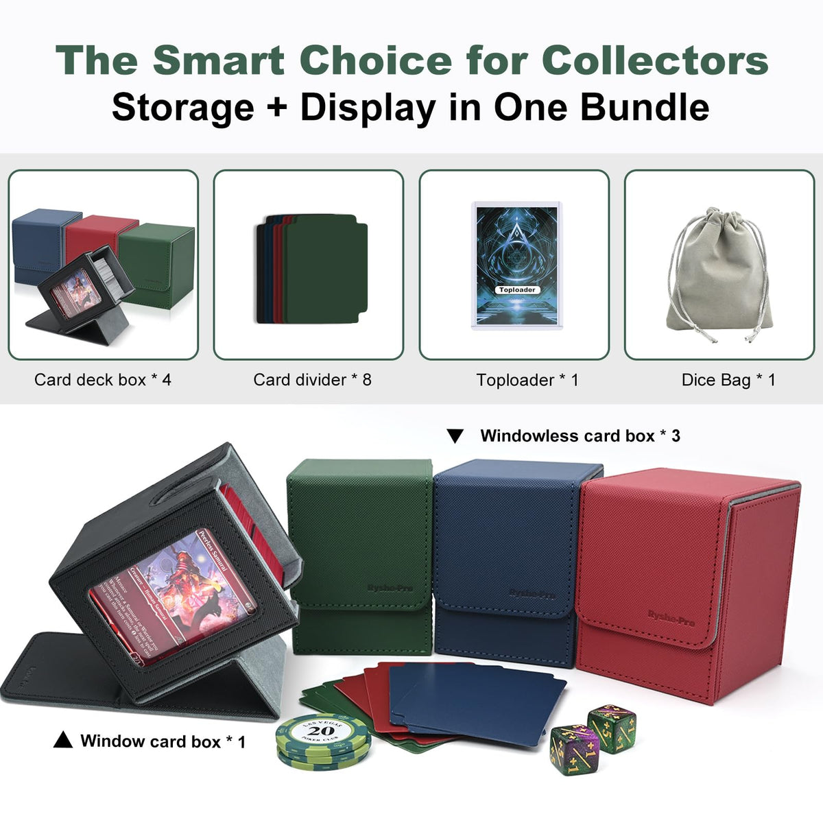 RyshePro rugged exterior shields your collection from daily wear