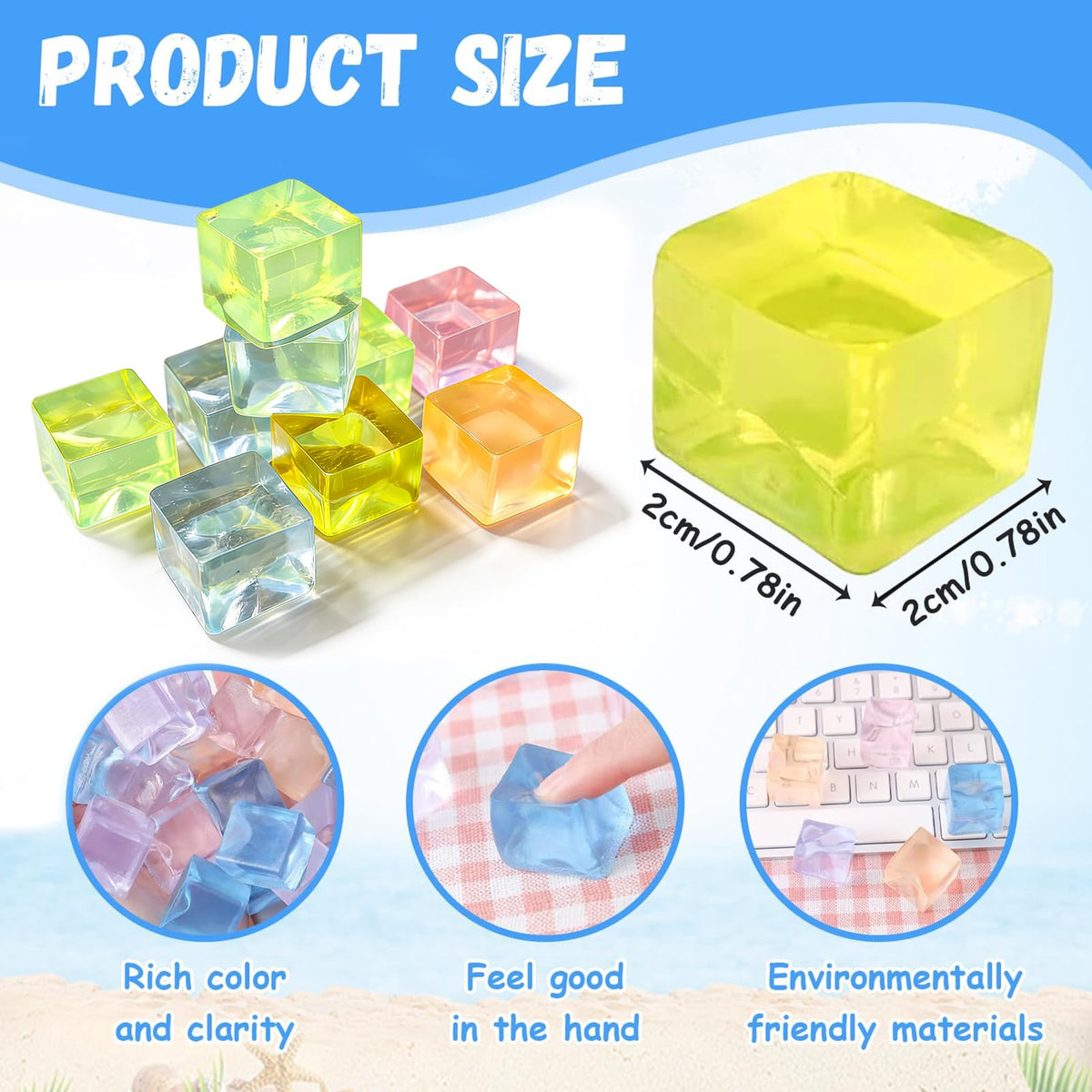 rytopt cube stress-relief toy in vibrant colors for quick stress relief