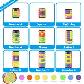R.Y.TOYS 6-layer cube promotes focus and dexterity during quick play sessions.