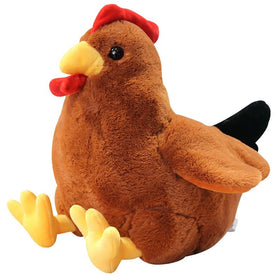 Ryttir chicken plush 17.7-inch with ultra-soft cuddle texture for naps and decor