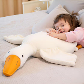 Ryttir Giant Goose Plush in nursery decor setup.