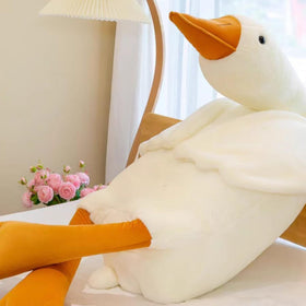 Ryttir Giant Goose Plush side pose ideal for cozy lounging and hugs.