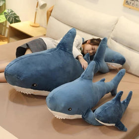 Ryttir shark decor doubles as a comfy seating accent in bedrooms.