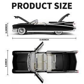 RZAPE Eldorado 1:24 diecast open doors in black for interactive play