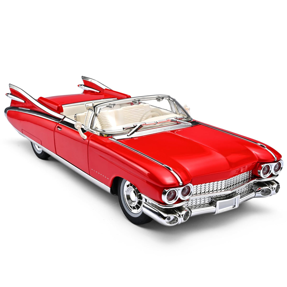 RZAPE Eldorado 1:24 front view shows chrome accents and realistic scale